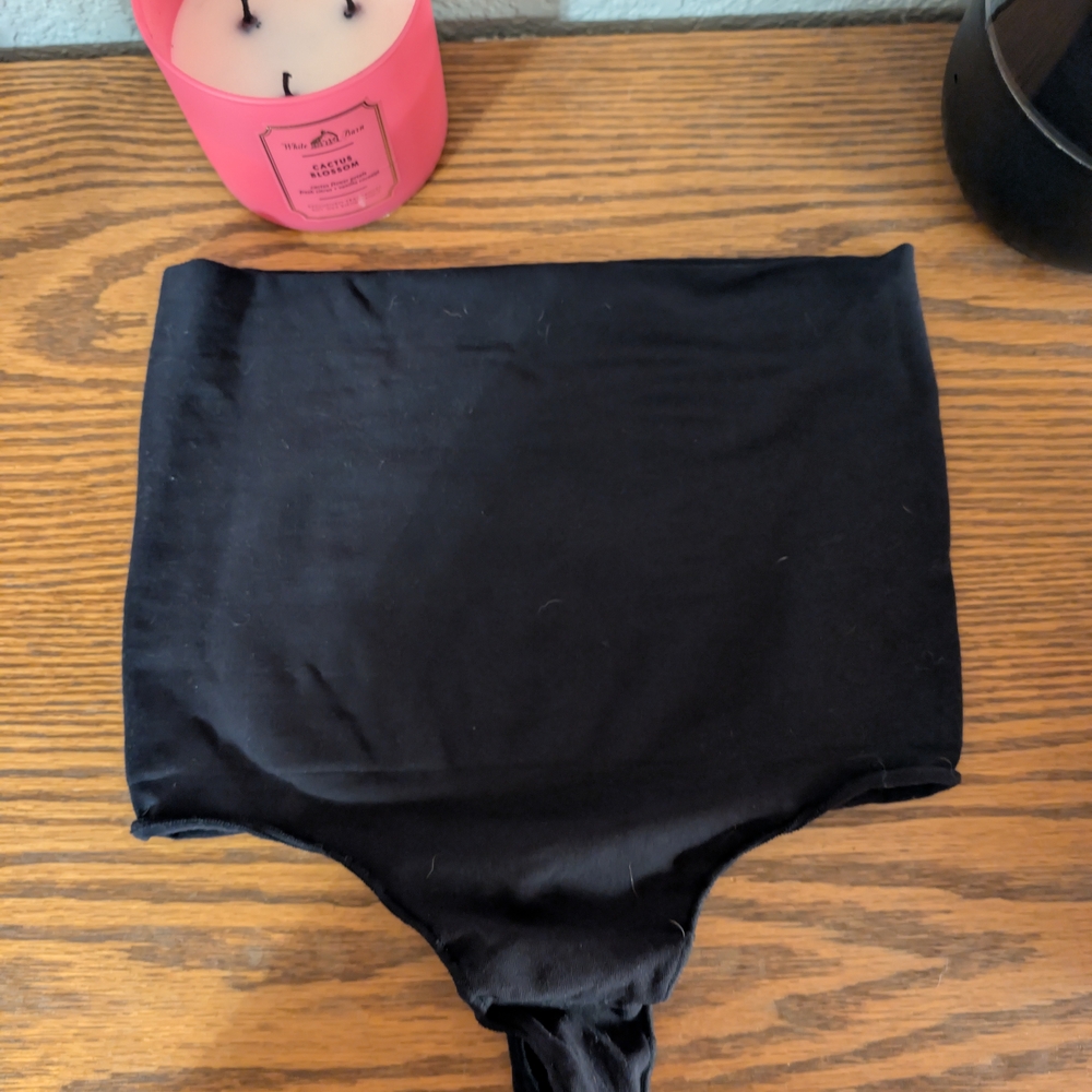 Black High-Waisted Briefs